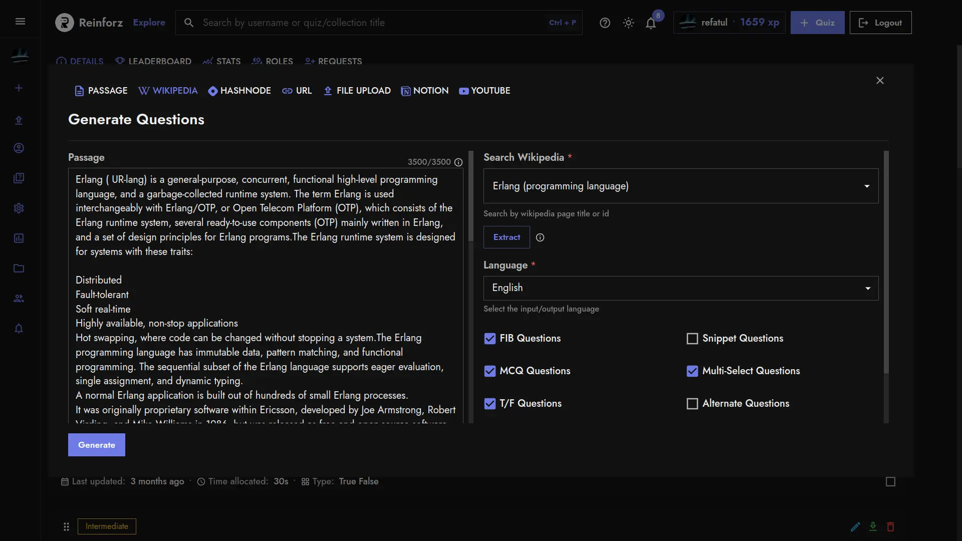 Wikipedia Content Extraction 